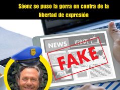 SÁENZ SE PUSO LA GORRA DE LAS REDES SOCIALES Y SALIÓ EN CONTRA DE LA LIBERTAD DE EXPRESIÓN