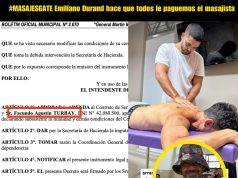 MASAJESGATE Emiliano Durand hace que le paguemos el masajista