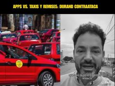 Taxis vs Apps: el intendente Durand al ataque